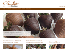 Tablet Screenshot of chocolatboutique.com